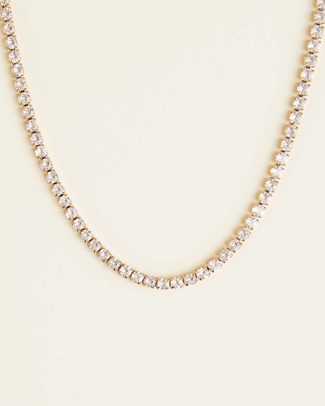 Classic Tennis Necklace Noble Accents