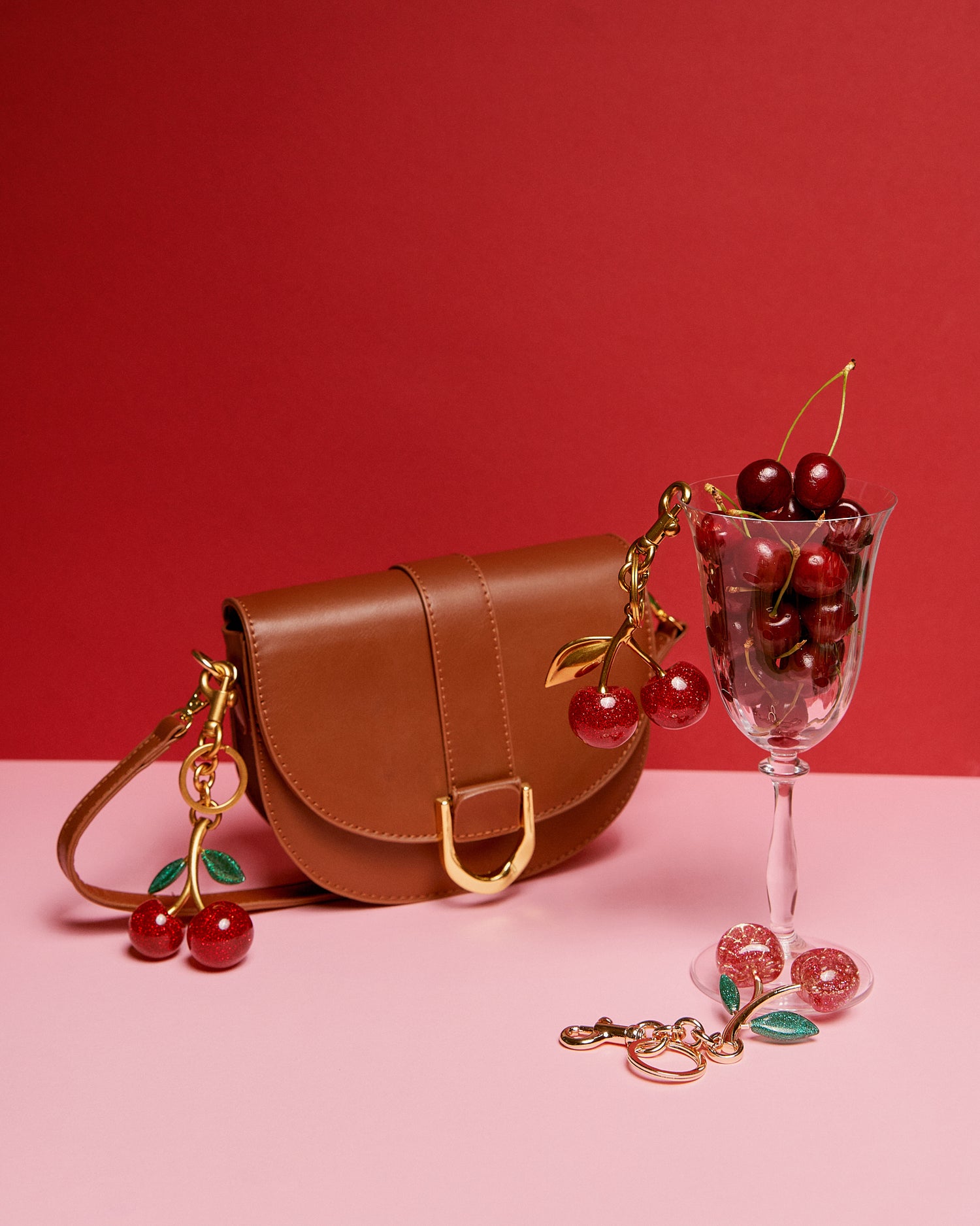 Cherry Bag Charm