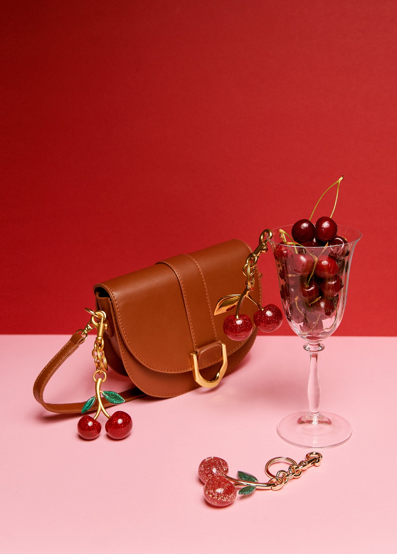Cherry Bag Charm