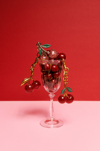 Cherry Bag Charm
