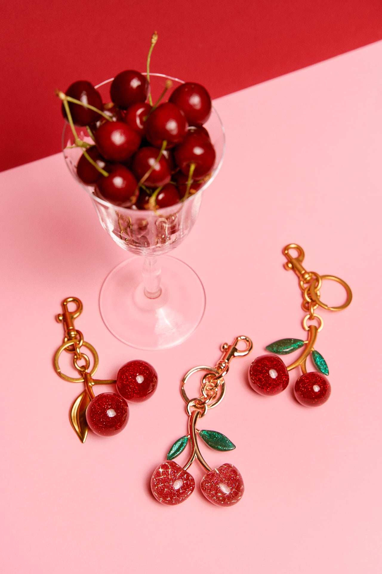 Cherry Bag Charm