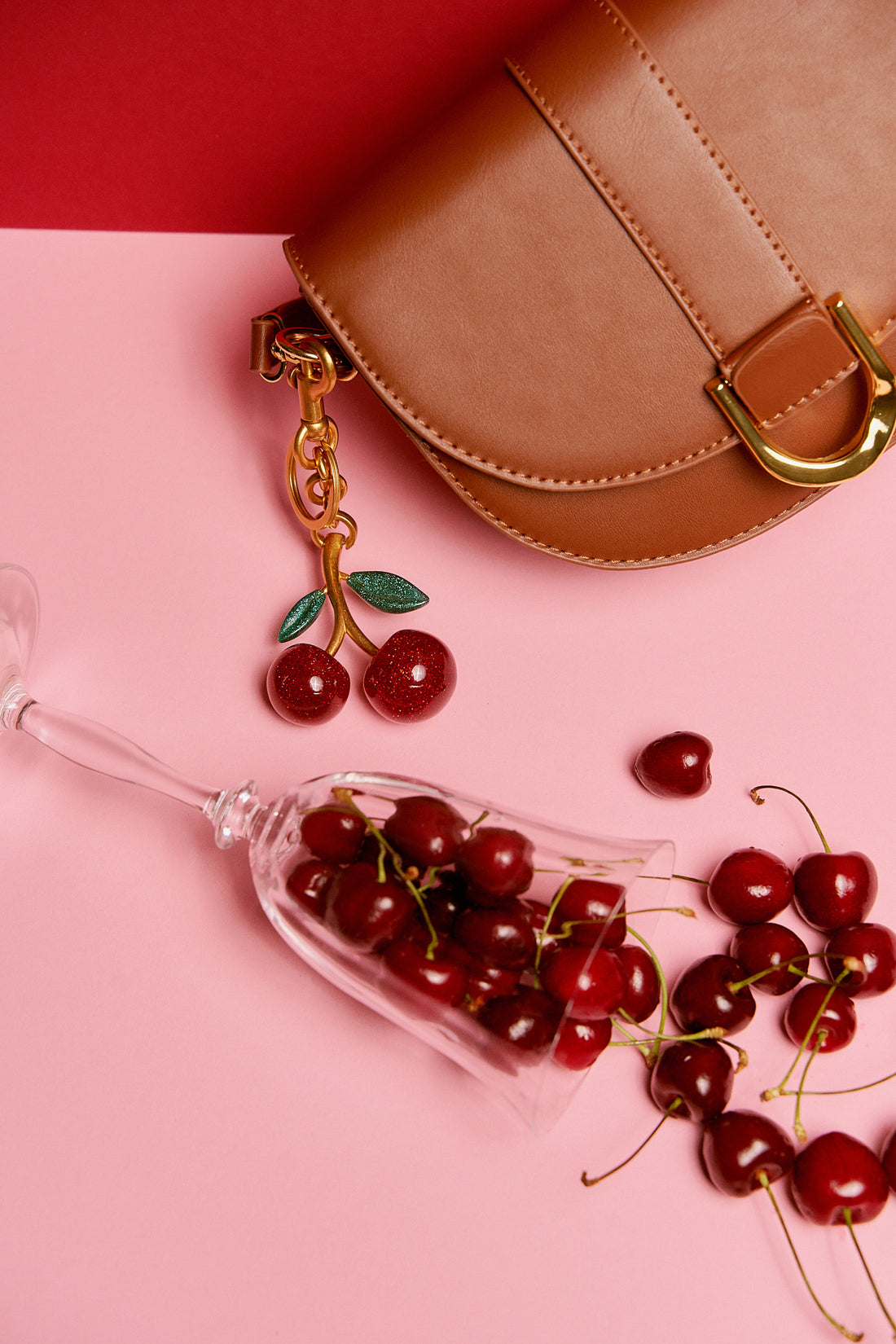 Cherry Bag Charm