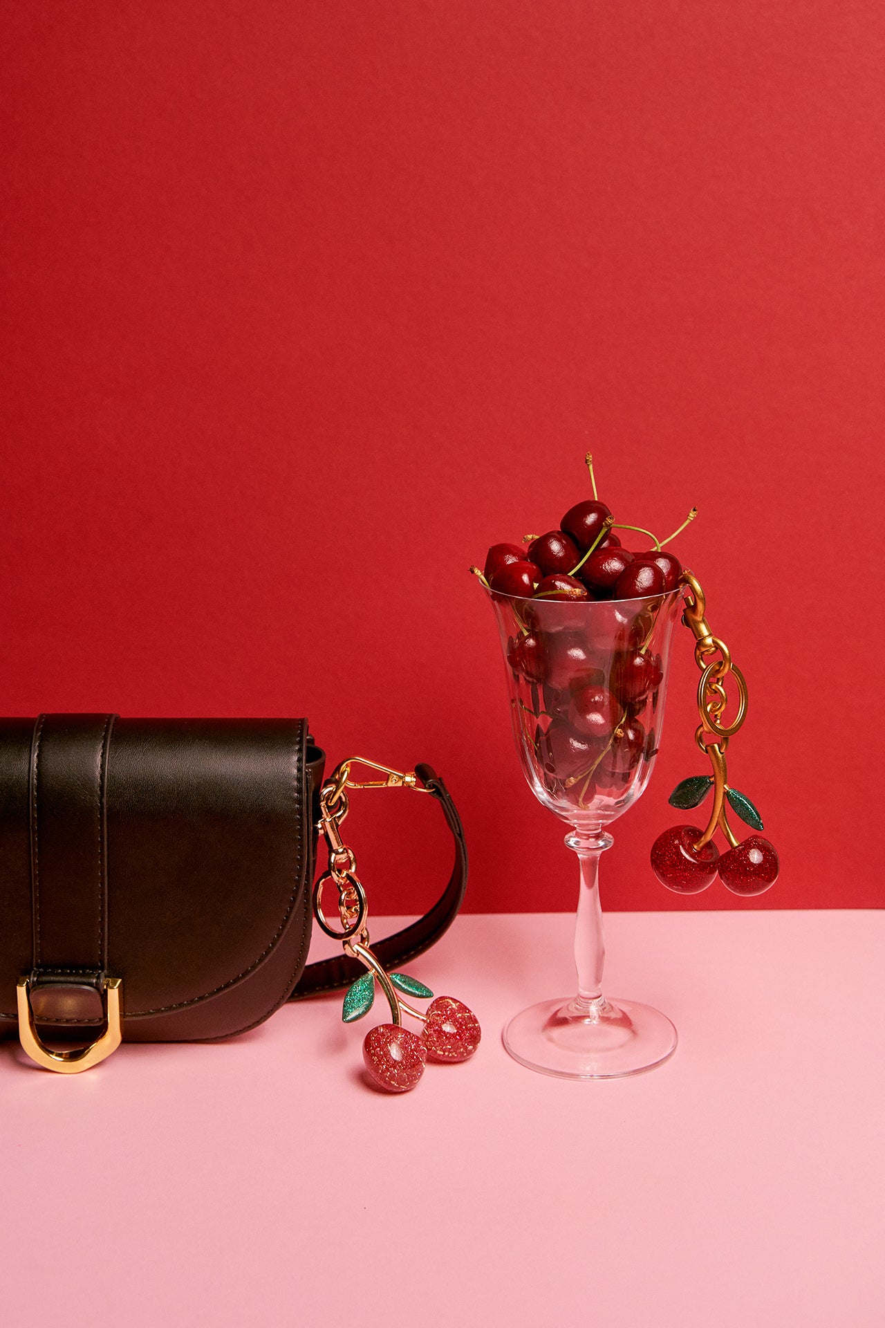 Cherry Bag Charm