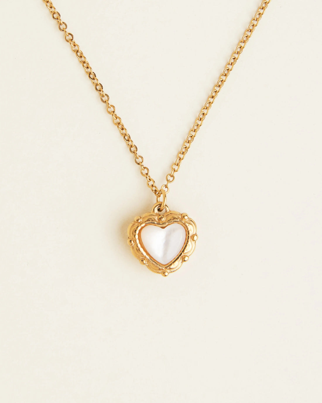 Pearl Heart Necklace Noble Accents