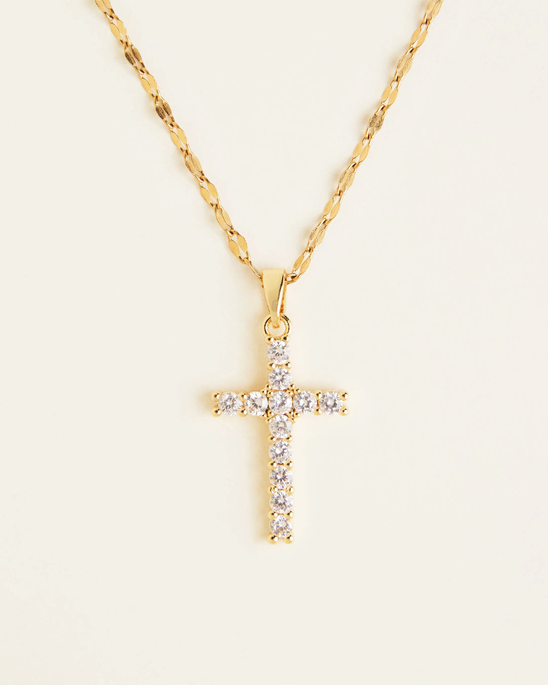 Tennis Cross Necklace Noble Accents